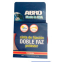 CINTA DOBLE FAZ ROJA 5M X 12MM