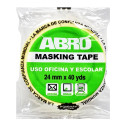 CINTA MASKING 24X40 1" ABRO verde